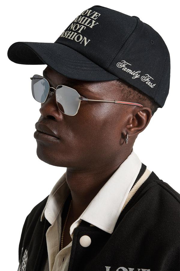 Family First Milano Hat "LFNF" Black