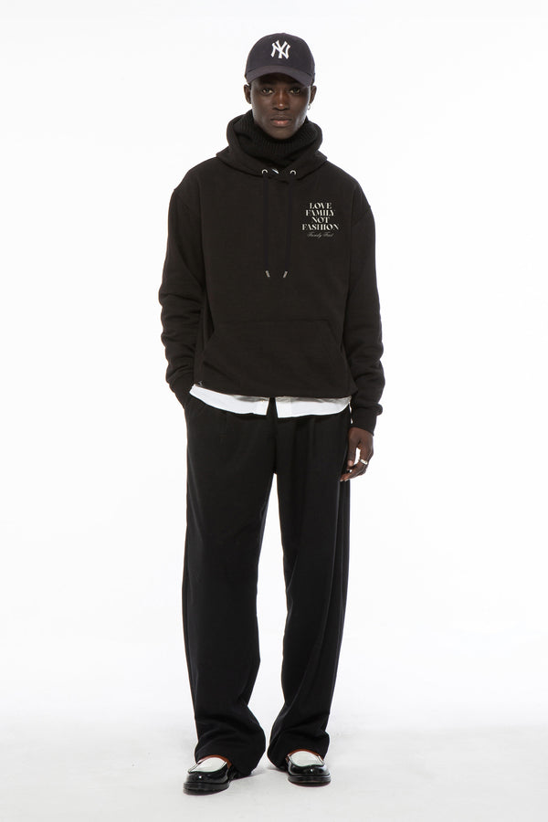 Family First Milano Hoodie "LFNF" Black