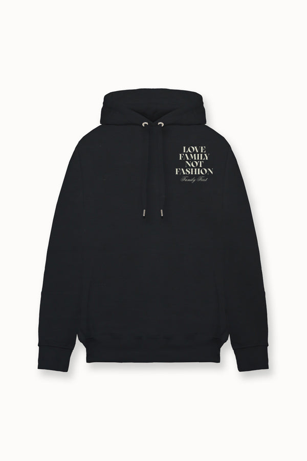 Family First Milano Hoodie "LFNF" Black