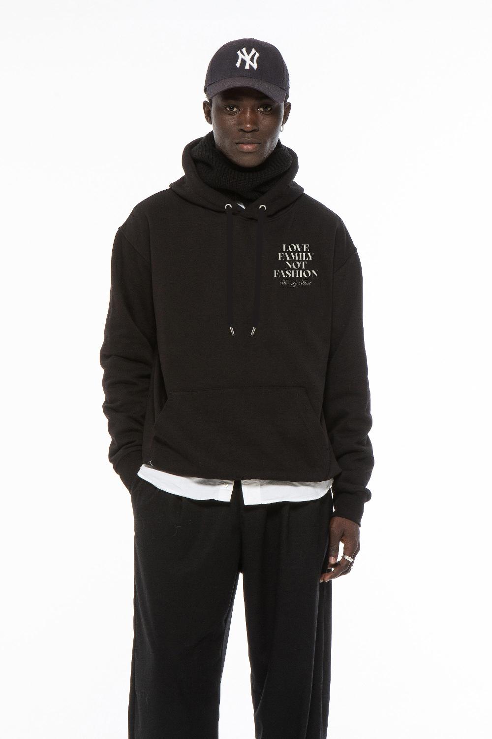 family first milano Hoodie "LFNF" Black