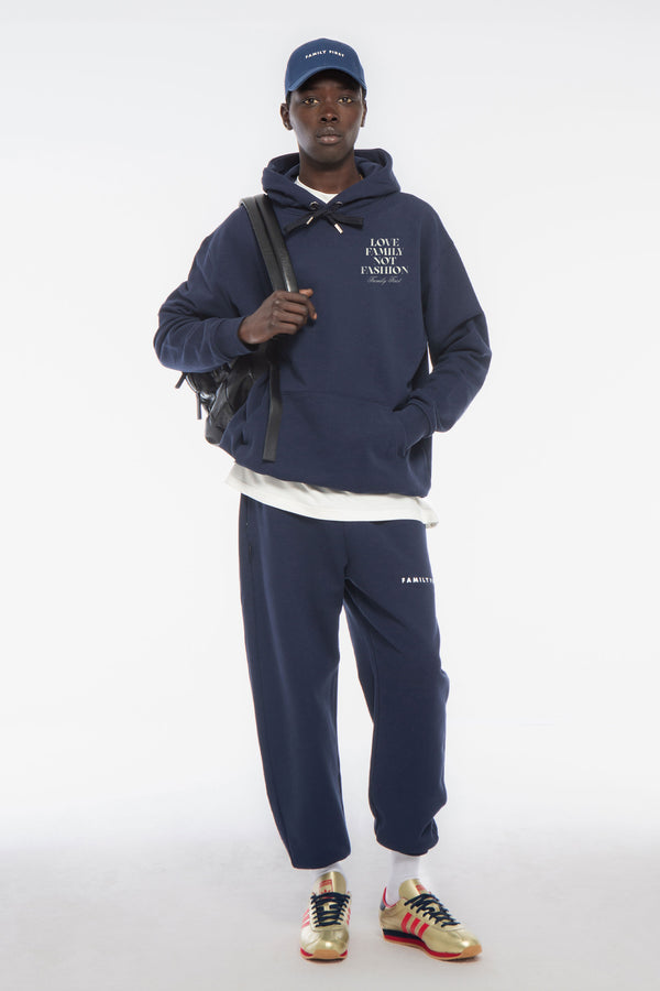 Family First Milano Hoodie "LFNF" Dark Blue