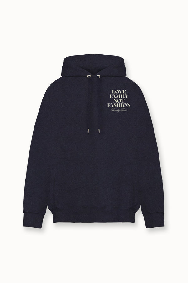 Family First Milano Hoodie "LFNF" Dark Blue