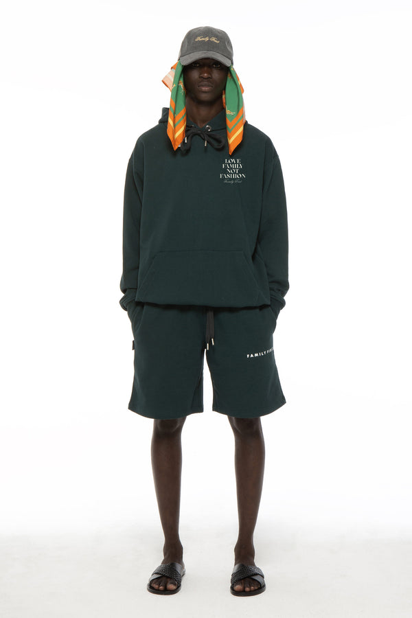 Family First Milano Hoodie "LFNF" Green