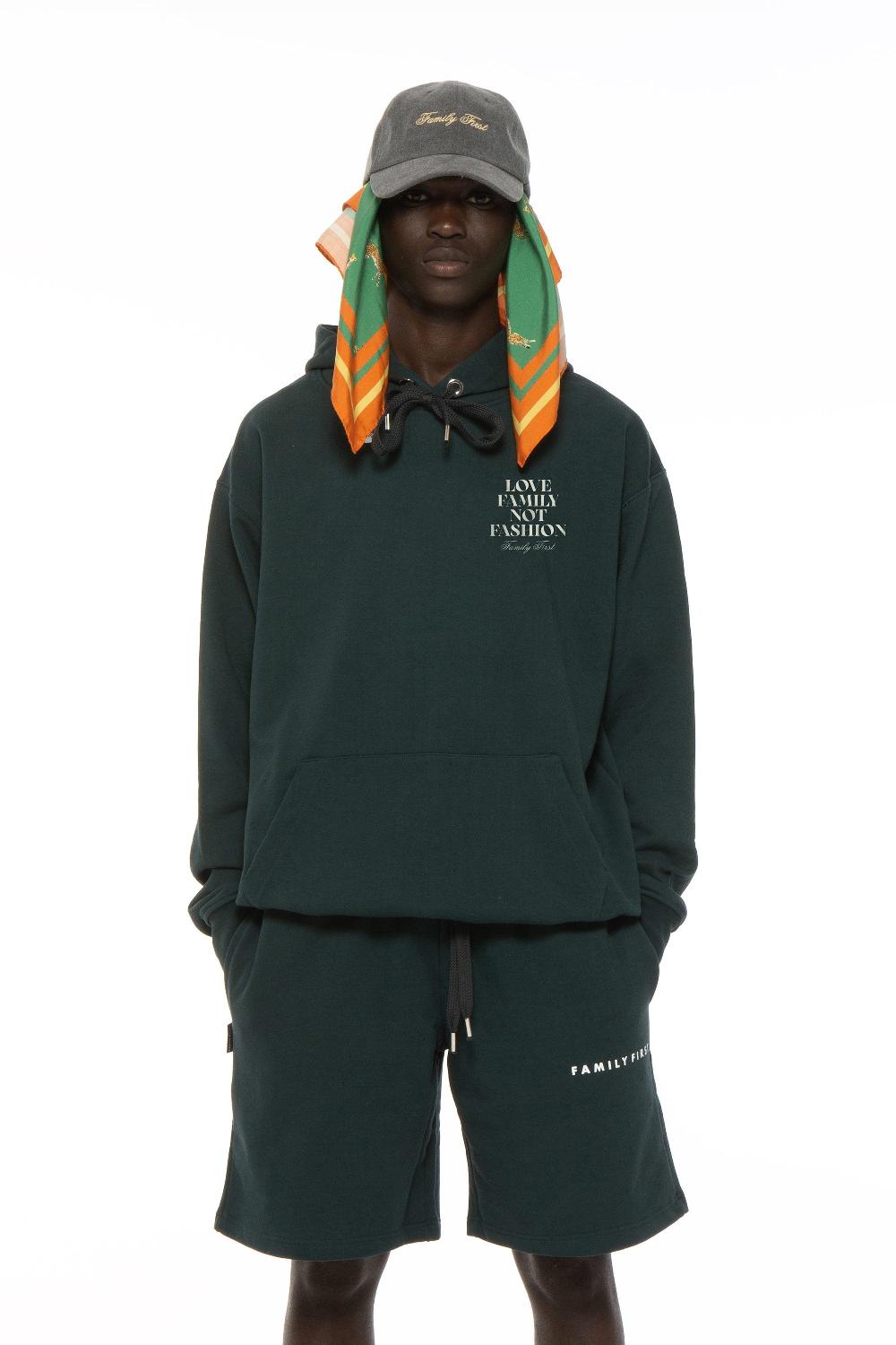 family first milano Hoodie "LFNF" Green