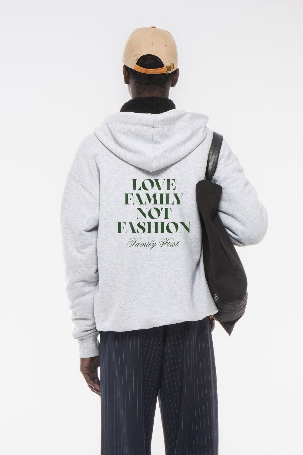 family first milano Hoodie "LFNF" Grey