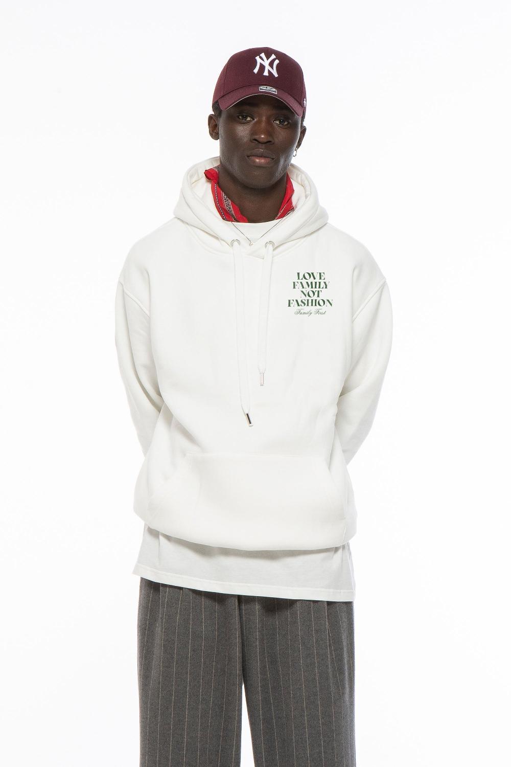 family first milano Hoodie "LFNF" White