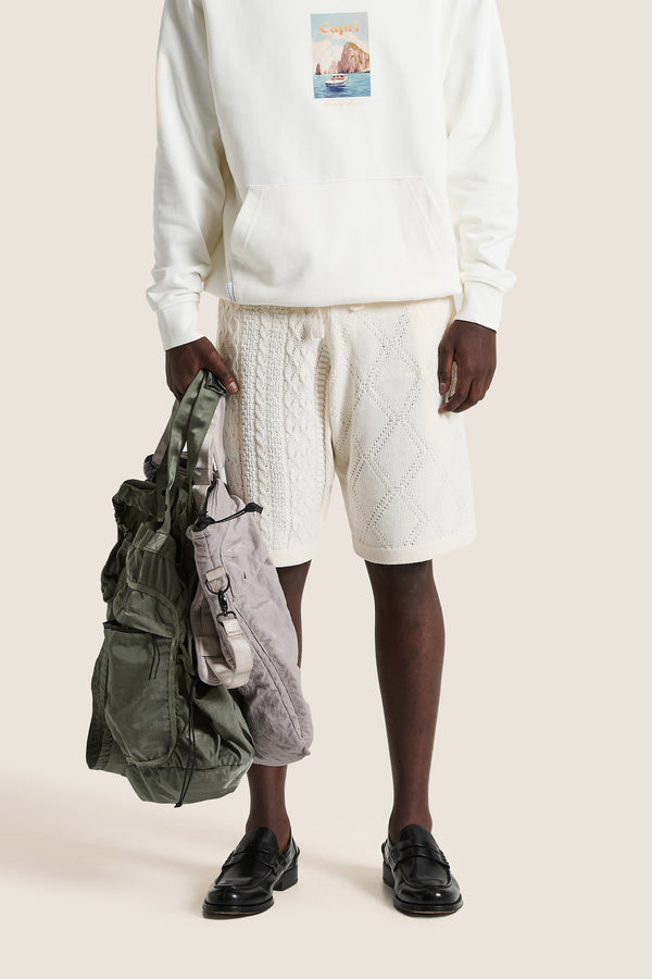 Family First Milano Jogger Short Braided White