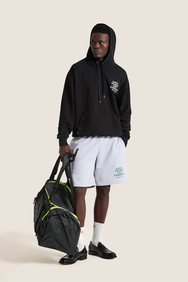 Family First Milano Jogger Short Love Family Grey