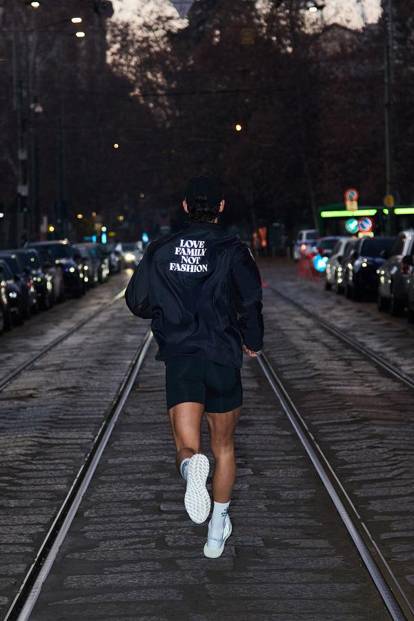 Family First Milano Nylon Zero Jacket "LFNF" Black