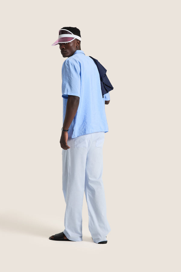 Family First Milano Shirt Cupro Light Blue
