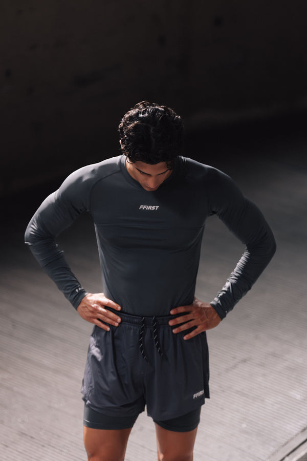 Family First Milano Shorts FFIRST Dark Grey