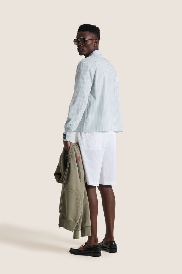 Family First Milano Soft Short Pants Linen White