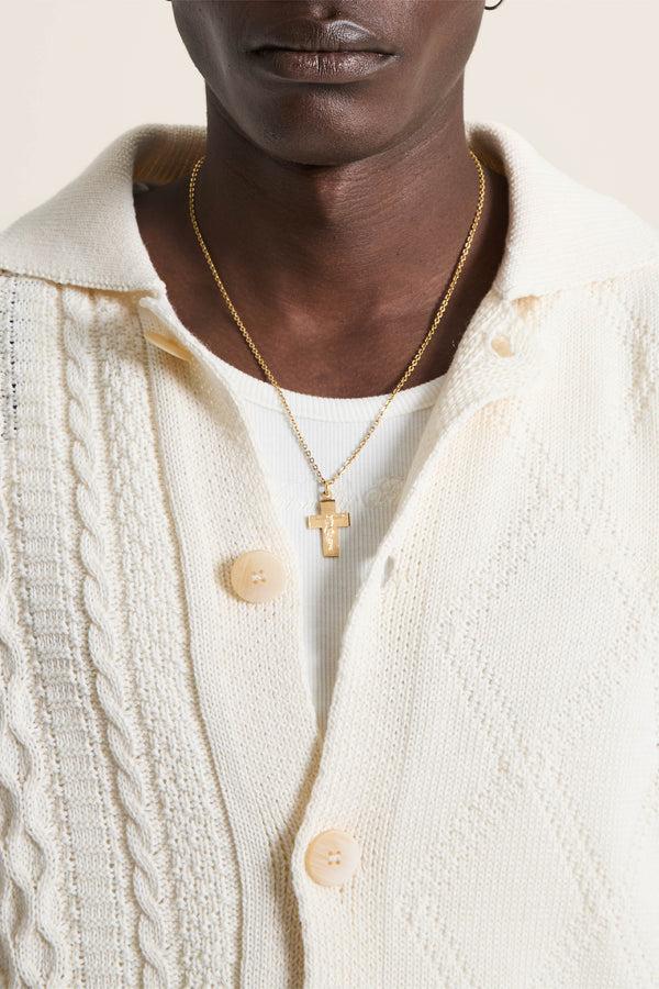 Family First Milano Sweater Shirt Braided White