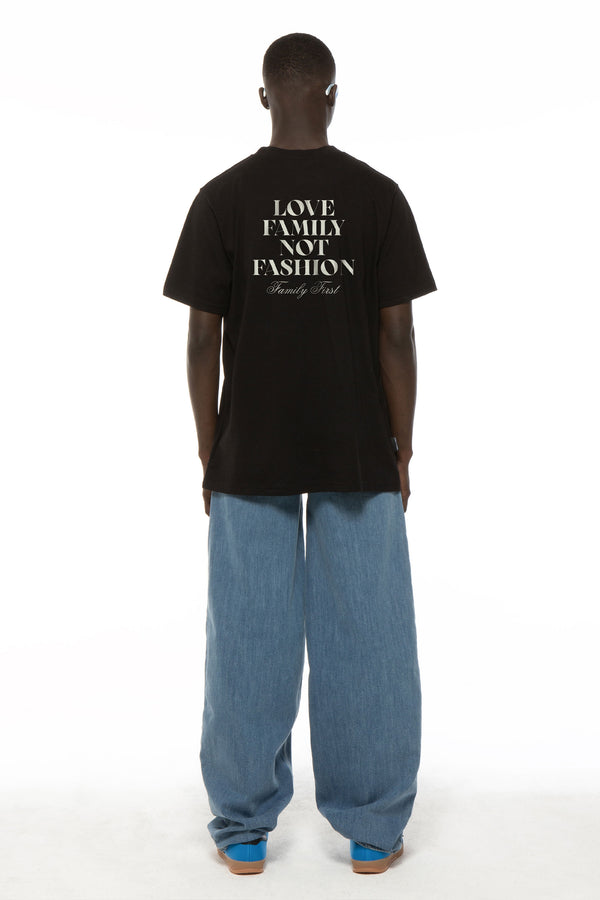 Family First Milano T-Shirt "LFNF" Black
