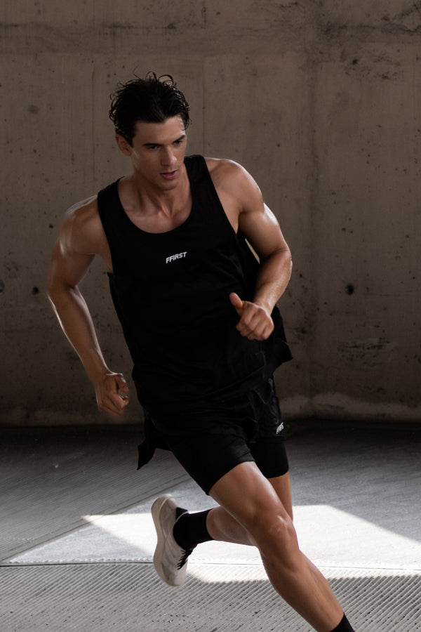 Family First Milano Tank Top FFIRST Black