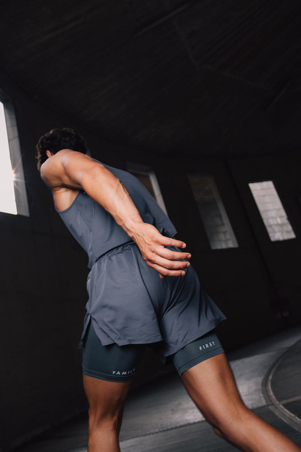 Family First Milano Tank Top FFIRST Dark Grey