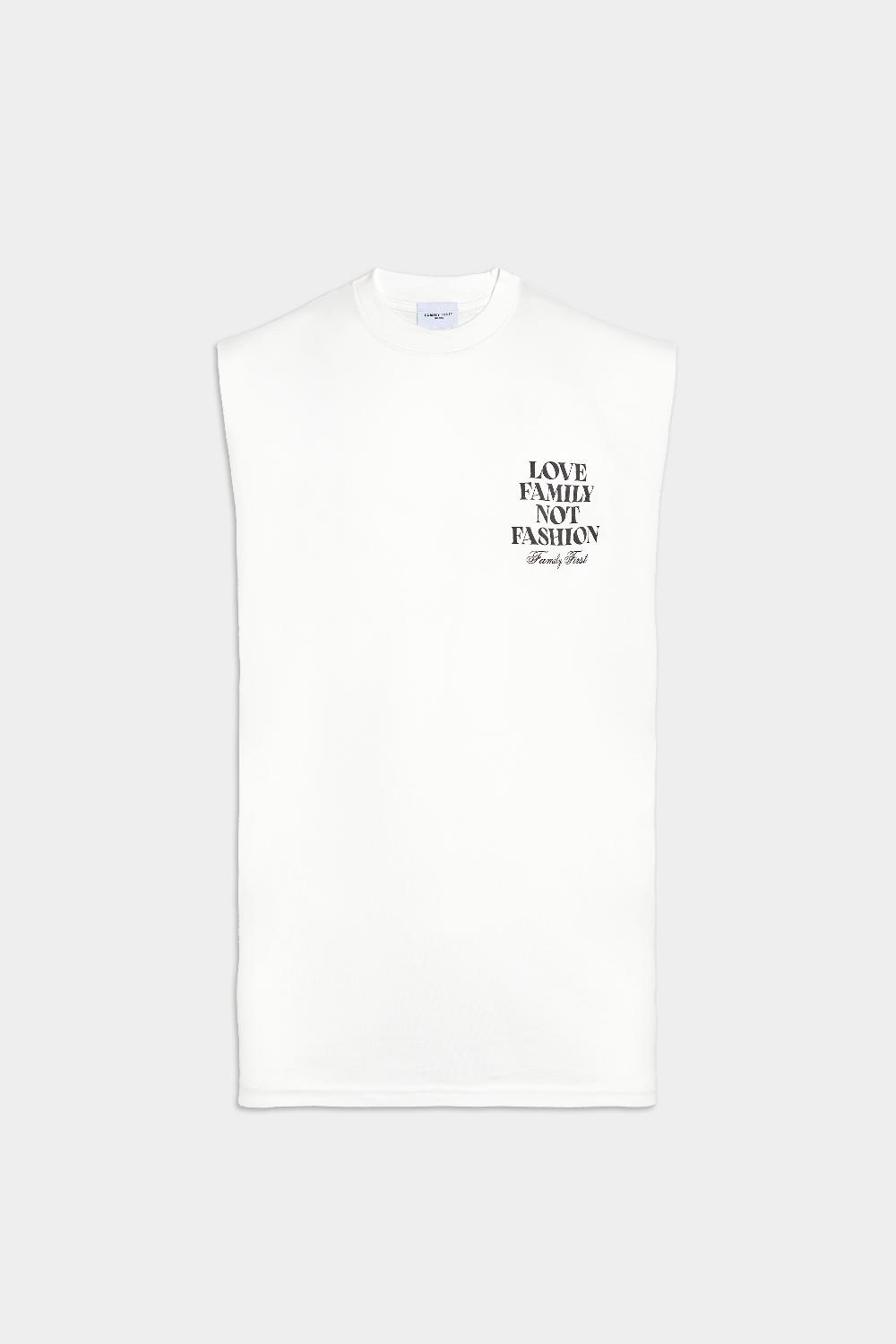 family first milano Tank Top Love Family White