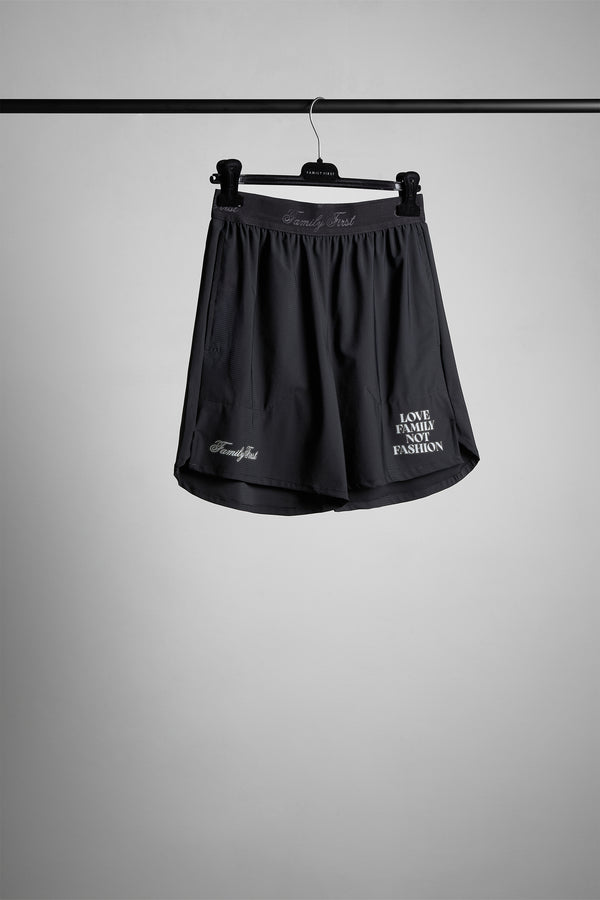 Family First Milano Teknik Shorts "LFNF" Black
