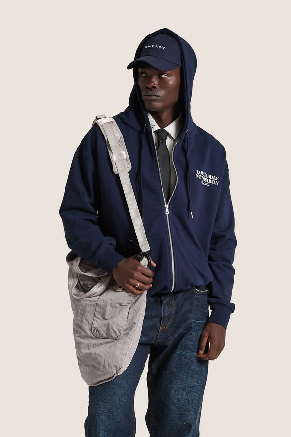 Family First Milano Hoodie Zip Love Family Dark Blue