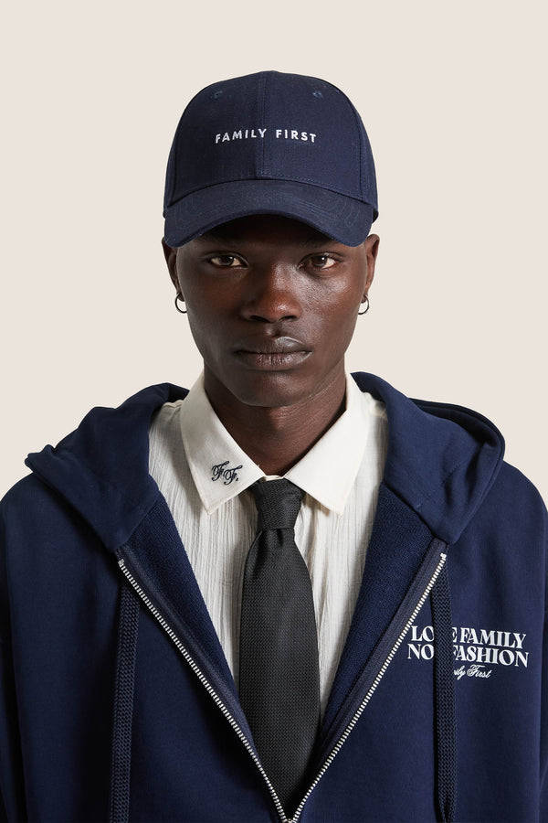 Family First Milano Hoodie Zip Love Family Dark Blue