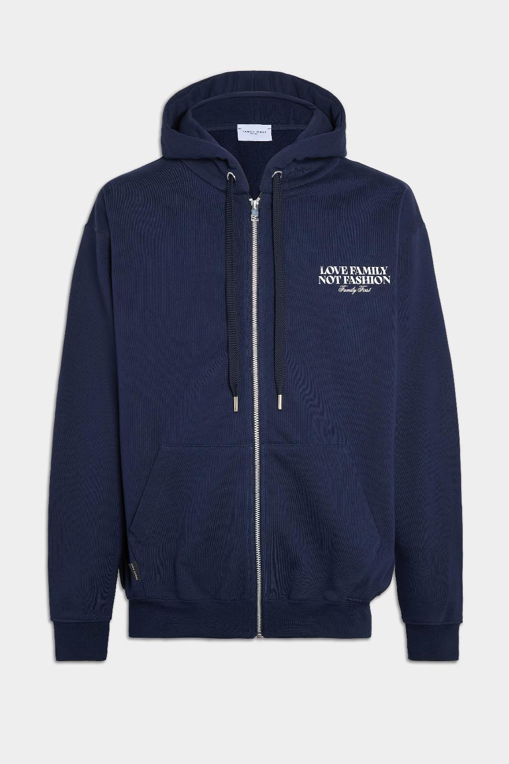 family first milano Hoodie Zip Love Family Dark Blue
