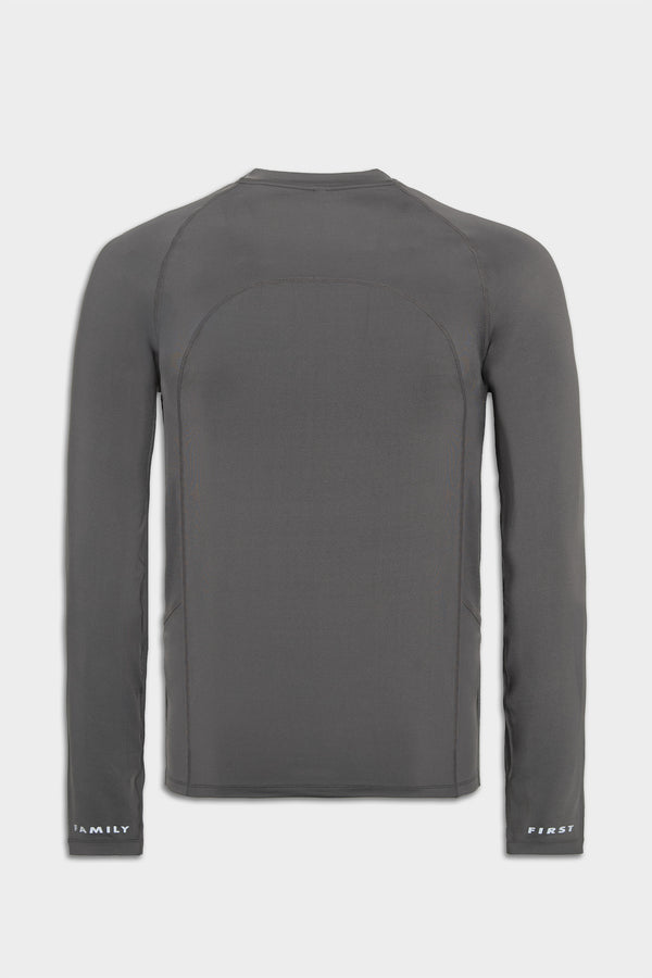 Family First Milano Long Sleeve Tee FFIRST Dark Grey