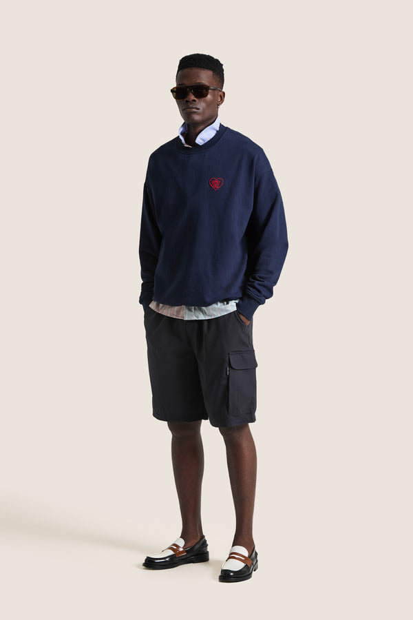 Family First Milano New Short Cargo Pants Dark Blue