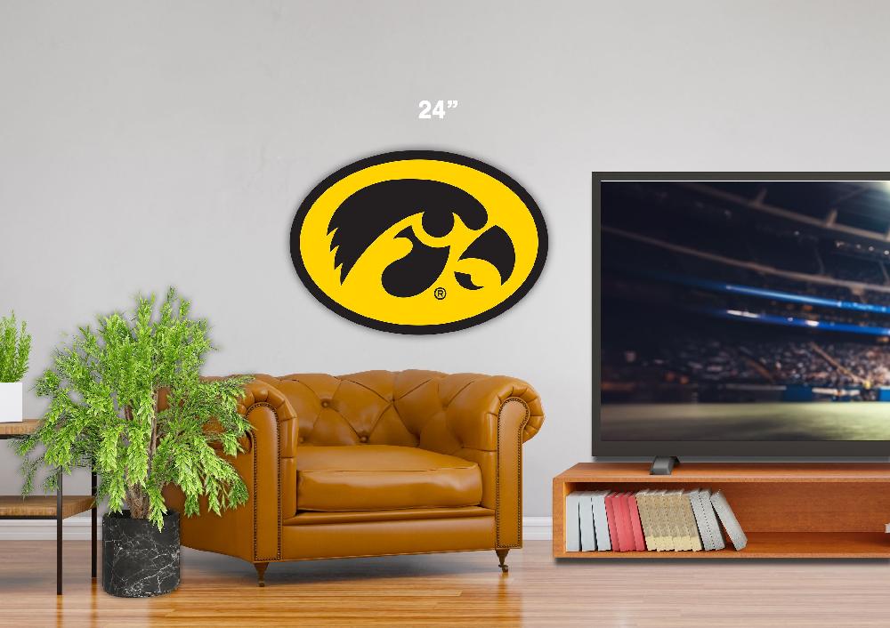 fan creations 24" NCAA University of Iowa Logo Cutout