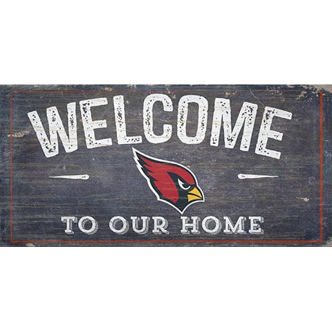 fan creations Arizona Cardinals Welcome Distressed 6 x 12