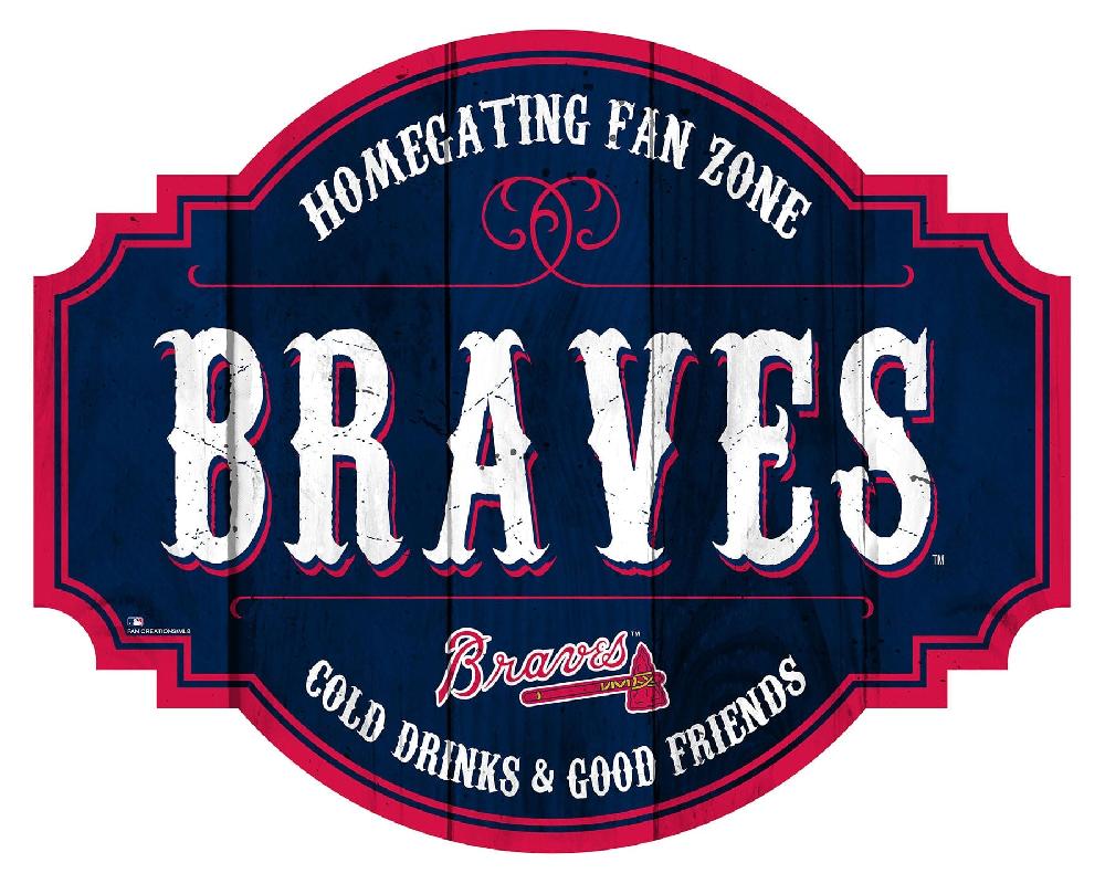 fan creations Atlanta Braves Homegating Tavern 12in Sign