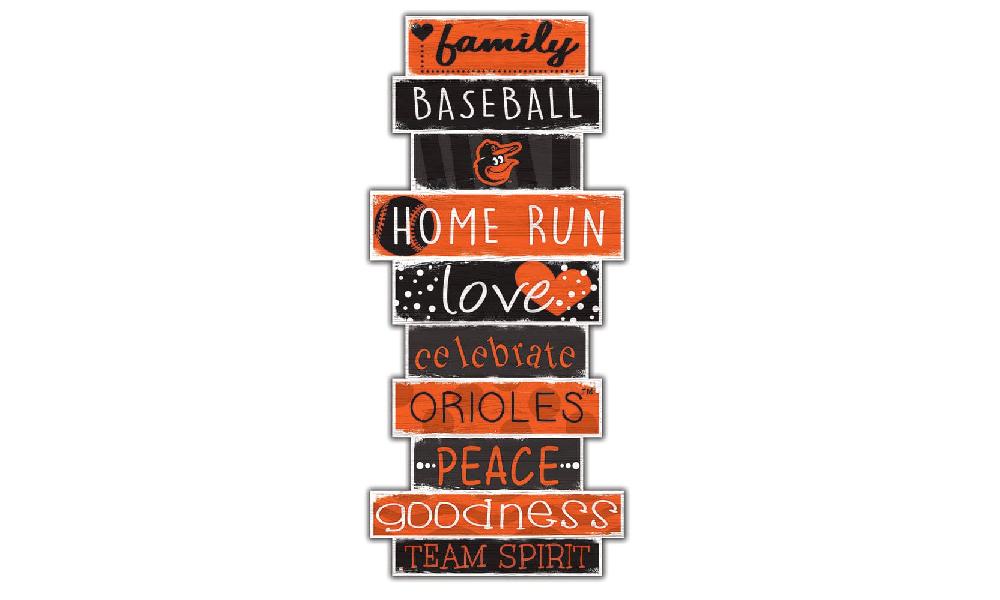 fan creations Baltimore Orioles Celebration Stack 24" Sign
