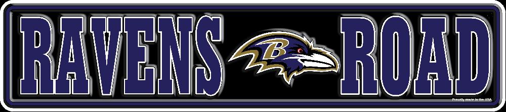 fan creations Baltimore Ravens Team Boulevard Metal 4x18