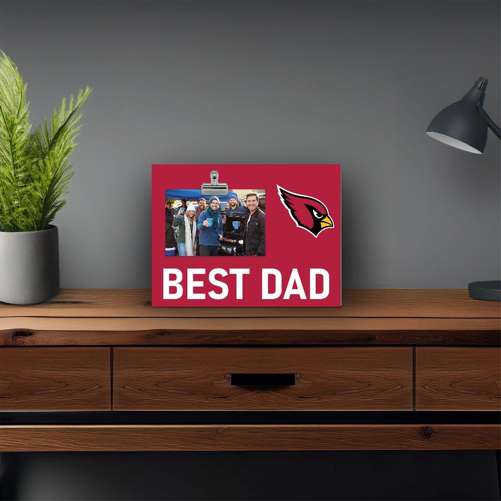fan creations Best Dad NFL Arizona Cardinals Clip Frame