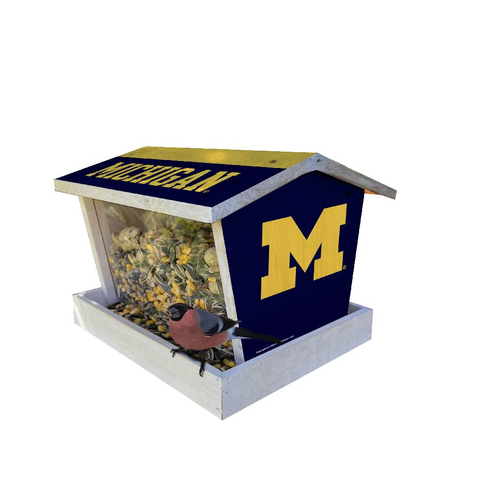 fan creations Bird Feeder for Sports Fans - Assembled - University of Michigan