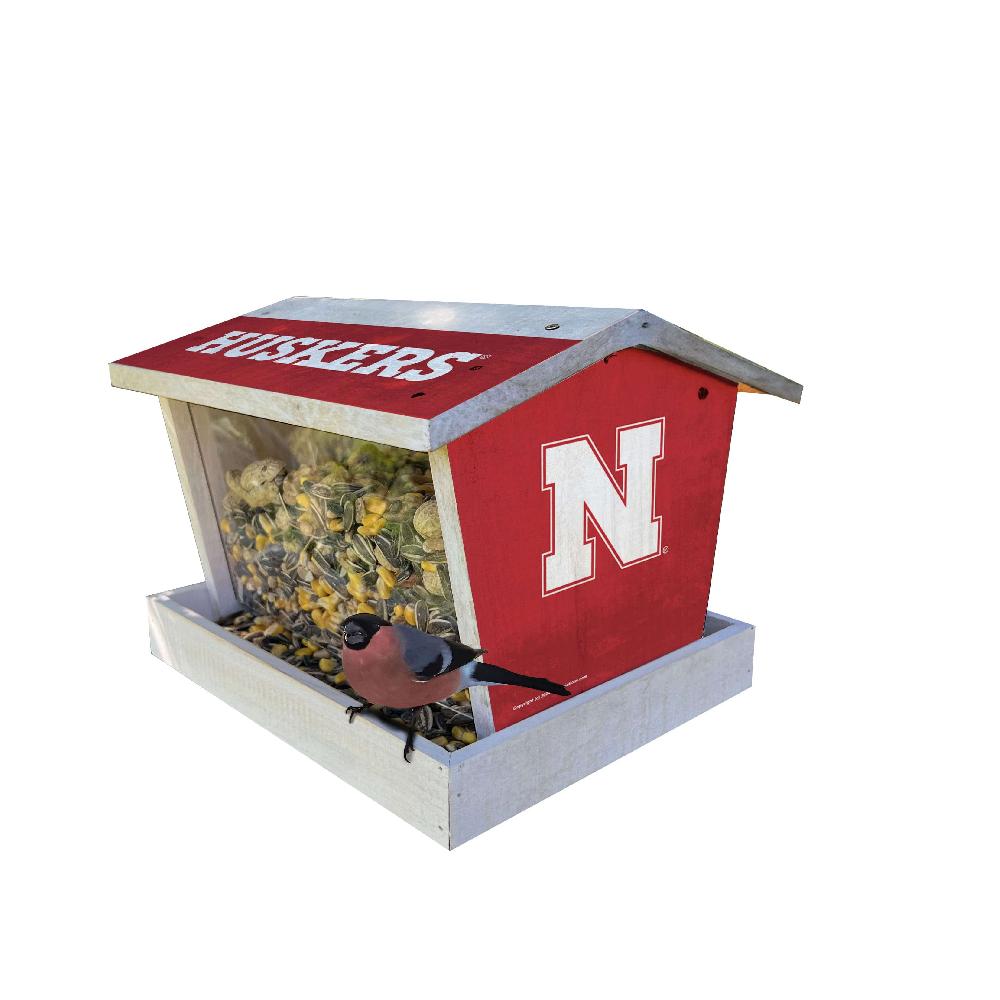 fan creations Bird Feeder for Sports Fans - Assembled - University of Nebraska