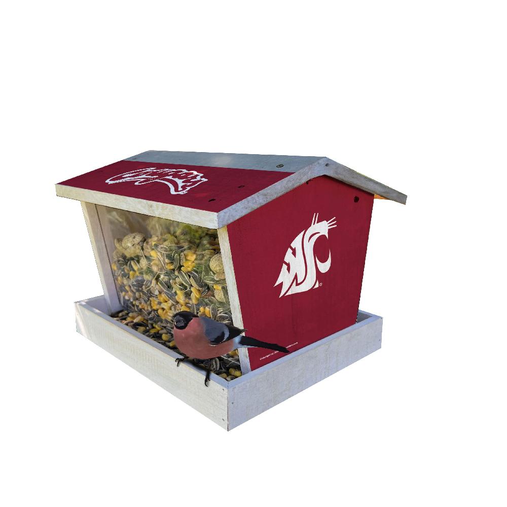fan creations Bird Feeder for Sports Fans - Assembled - Washington State University
