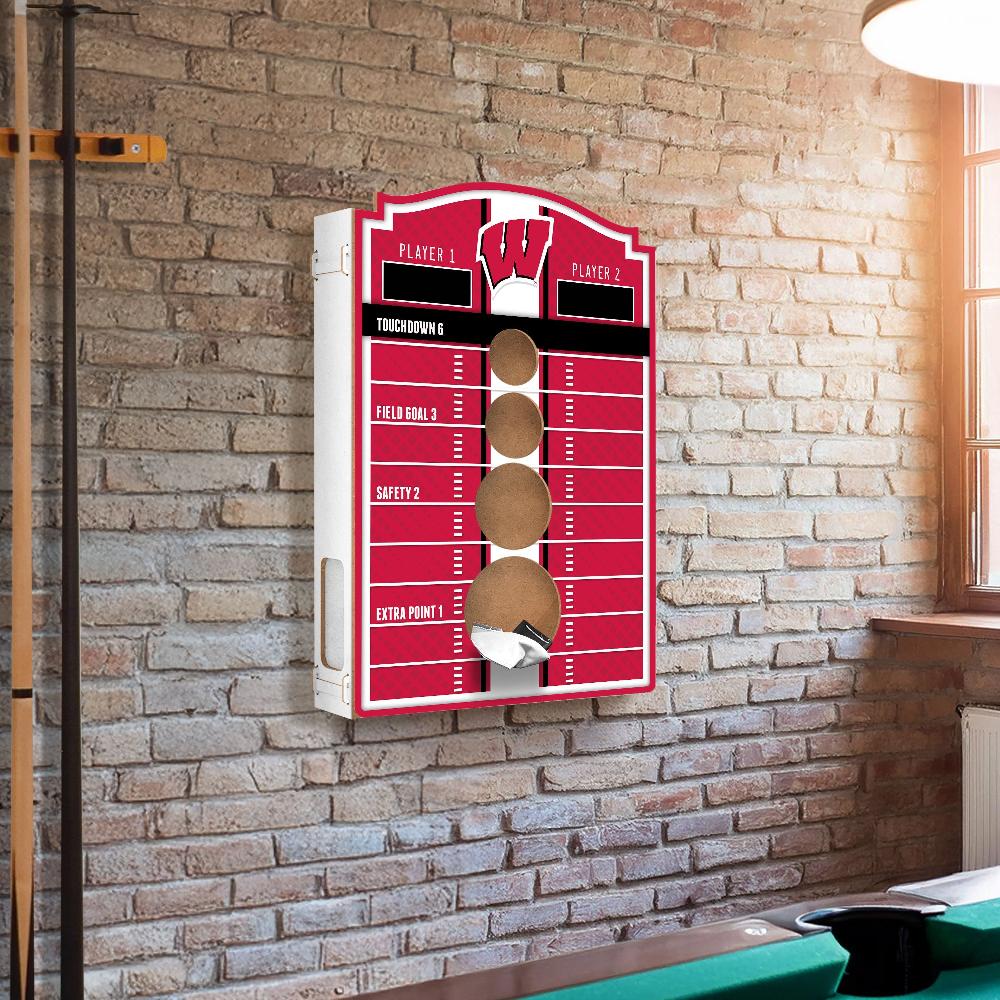 fan creations Brightline NCAA University of Wisconsin Wall Bean Bag Toss