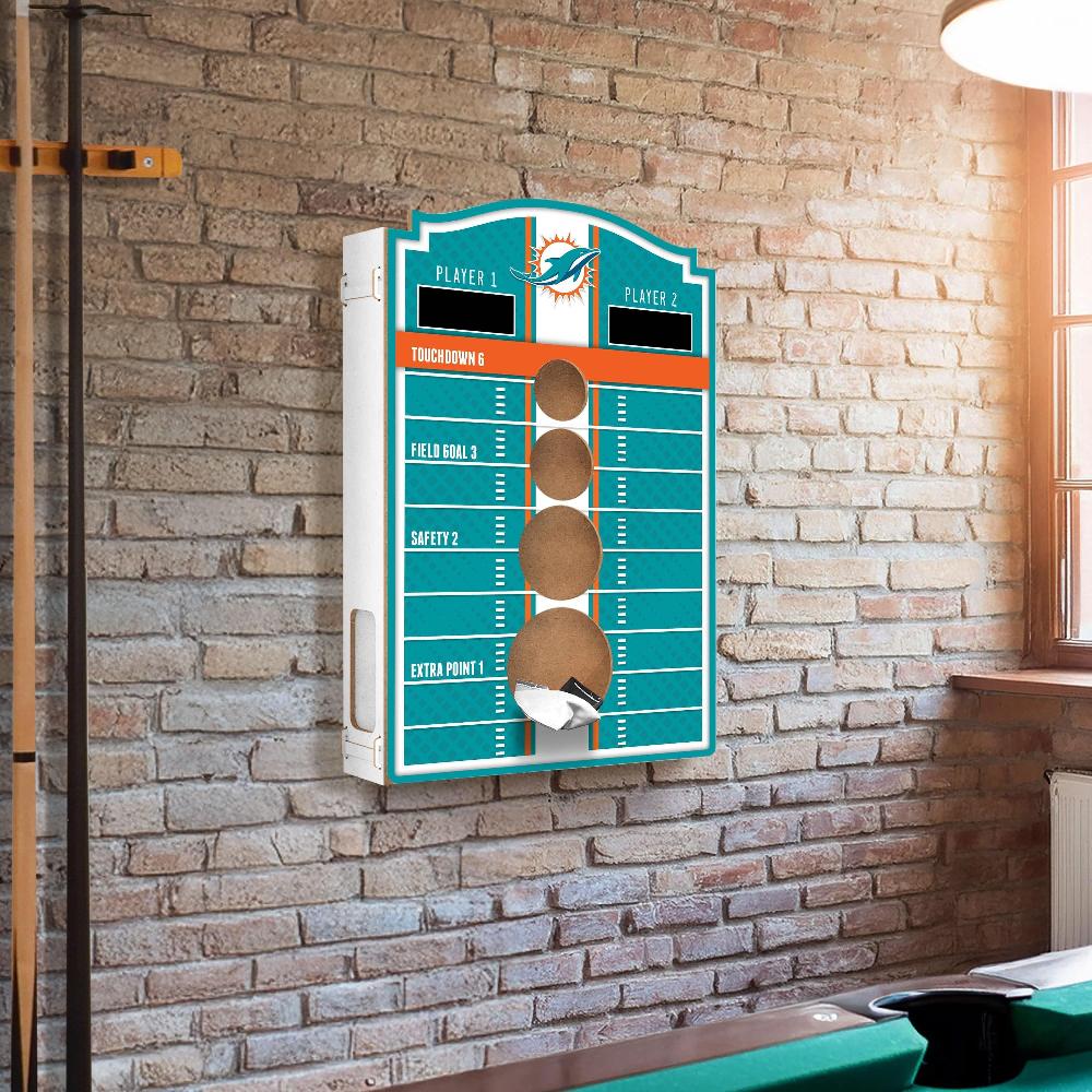 fan creations Brightline NFL Miami Dolphins Wall Bean Bag Toss