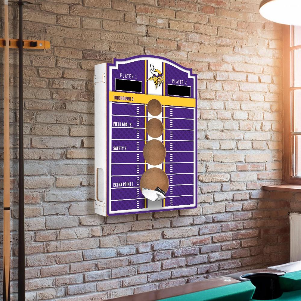 fan creations Brightline NFL Minnesota Vikings Wall Bean Bag Toss