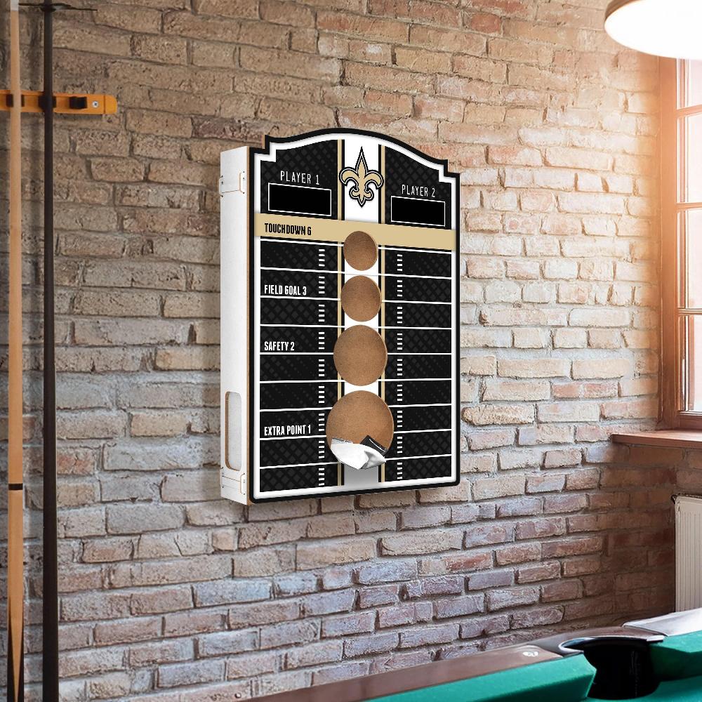 fan creations Brightline NFL New Orleans Saints Wall Bean Bag Toss