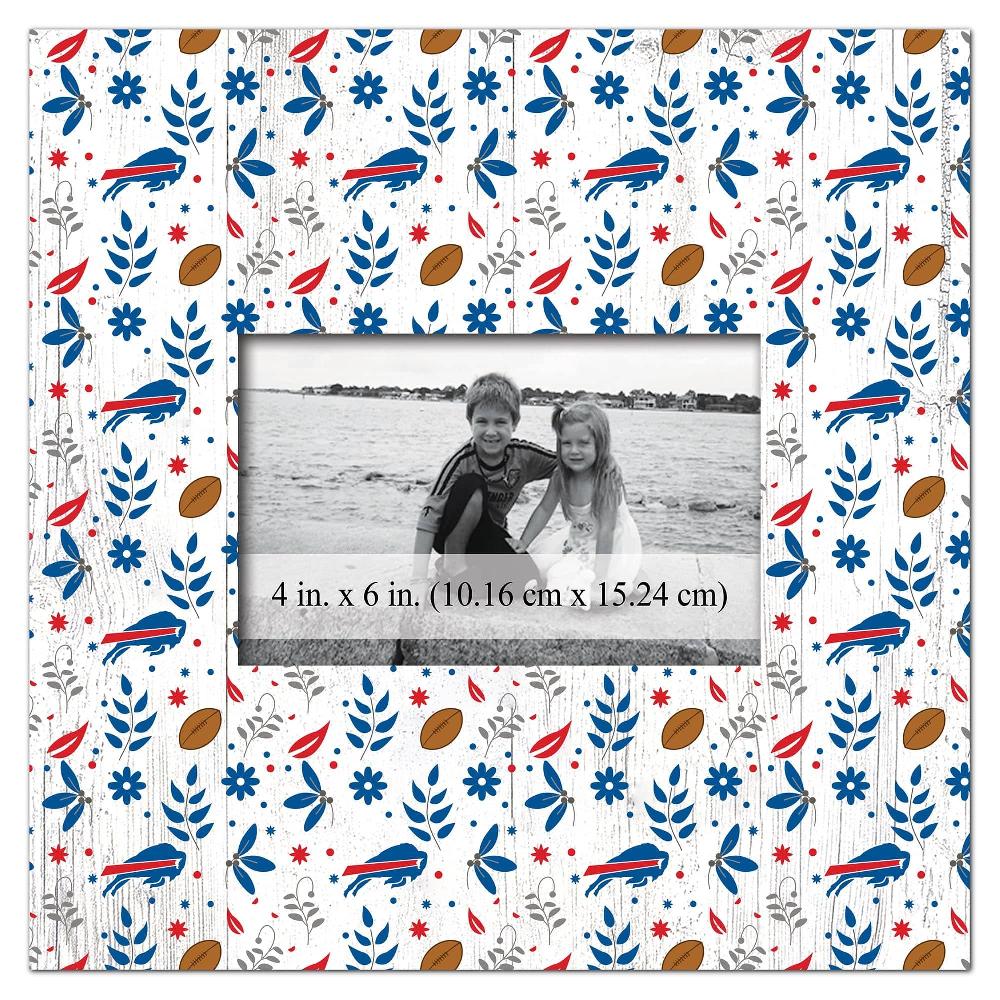 fan creations Buffalo Bills Floral Pattern 10x10 Frame