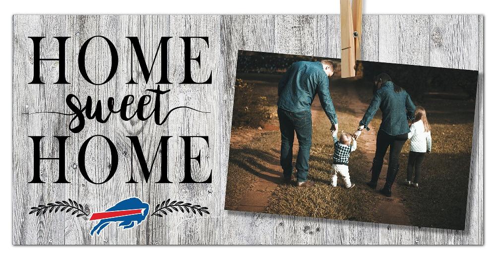 fan creations Buffalo Bills Home Sweet Home Clothespin Frame 6x12
