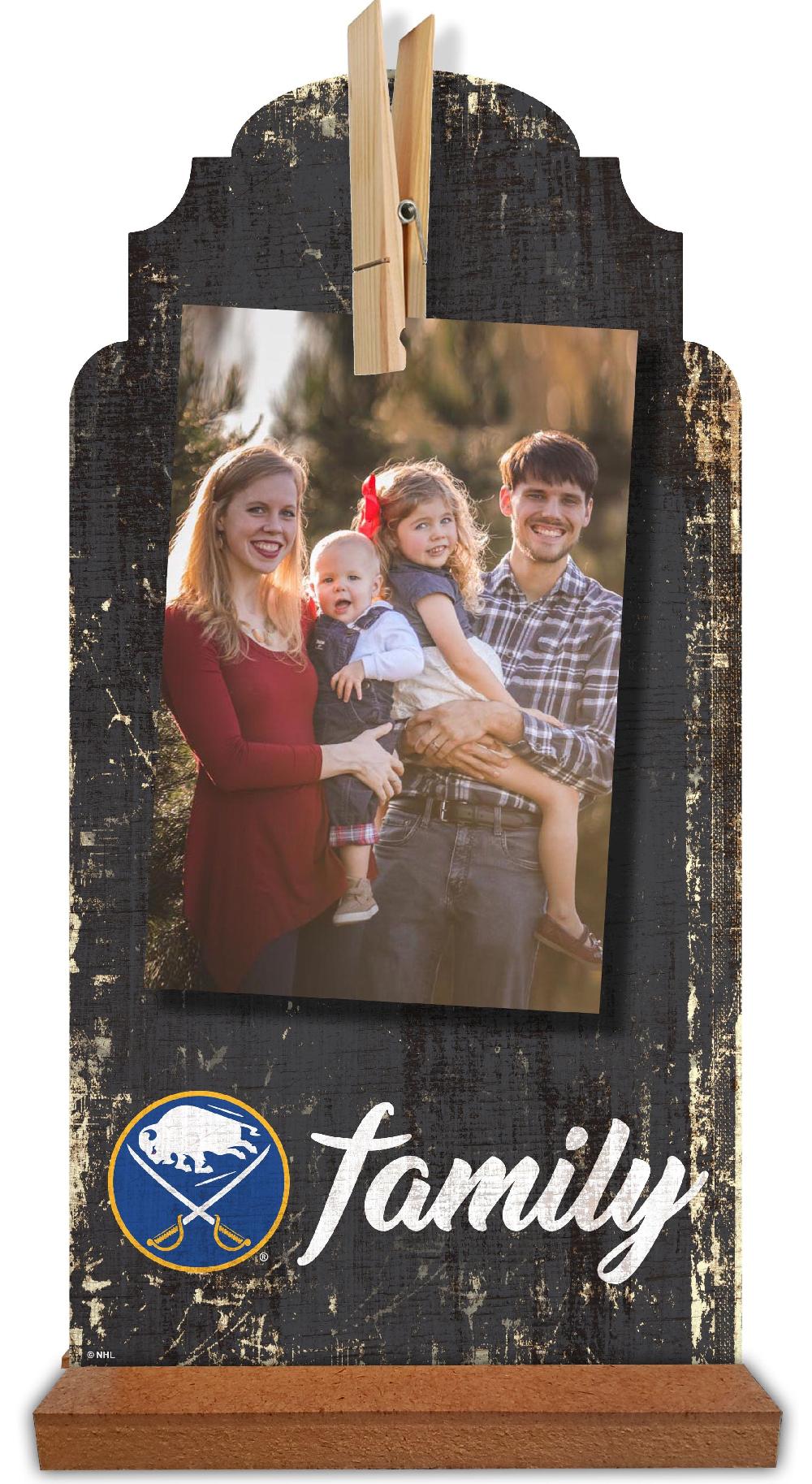 fan creations Buffalo Sabres Family Clothespin 6x12
