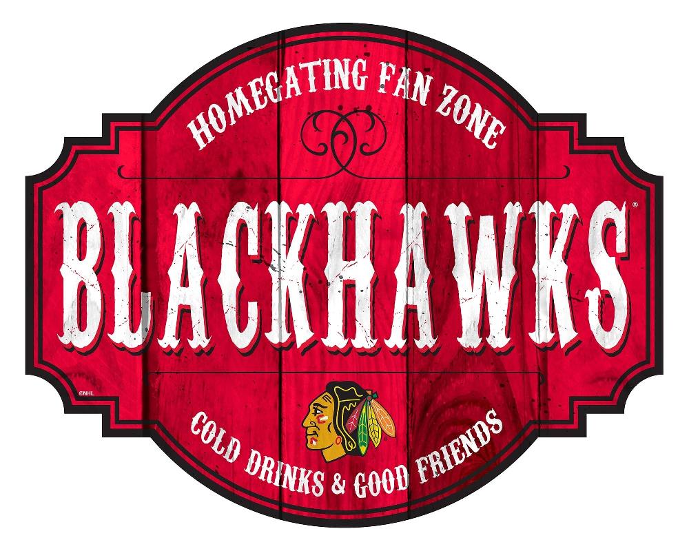 fan creations Chicago Blackhawks Homegating Tavern 12in Sign