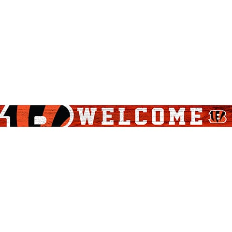 fan creations Cincinnati Bengals 16in. Welcome Strip