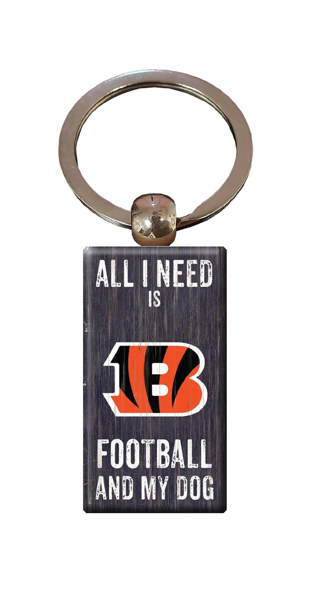 fan creations Cincinnati Bengals All I Need Keychain