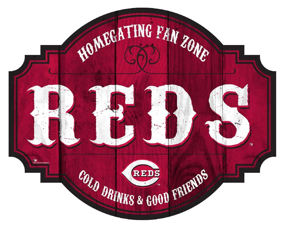 fan creations Cincinnati Reds Homegating Tavern 24in Sign