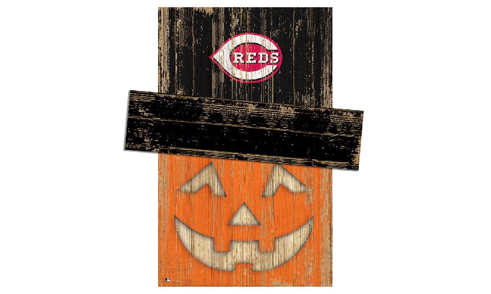 fan creations Cincinnati Reds Pumpkin Head With Hat