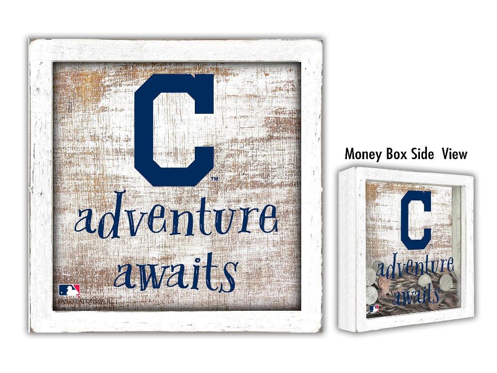 fan creations Cleveland Guardians Adventure Awaits Money Box