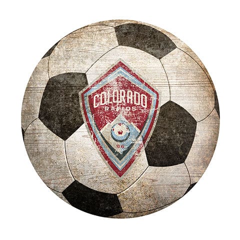 fan creations Colorado Rapids 12" Soccer Shaped Sign